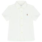 Baby Boys White & Blue Shorts Set, 1, hi-res