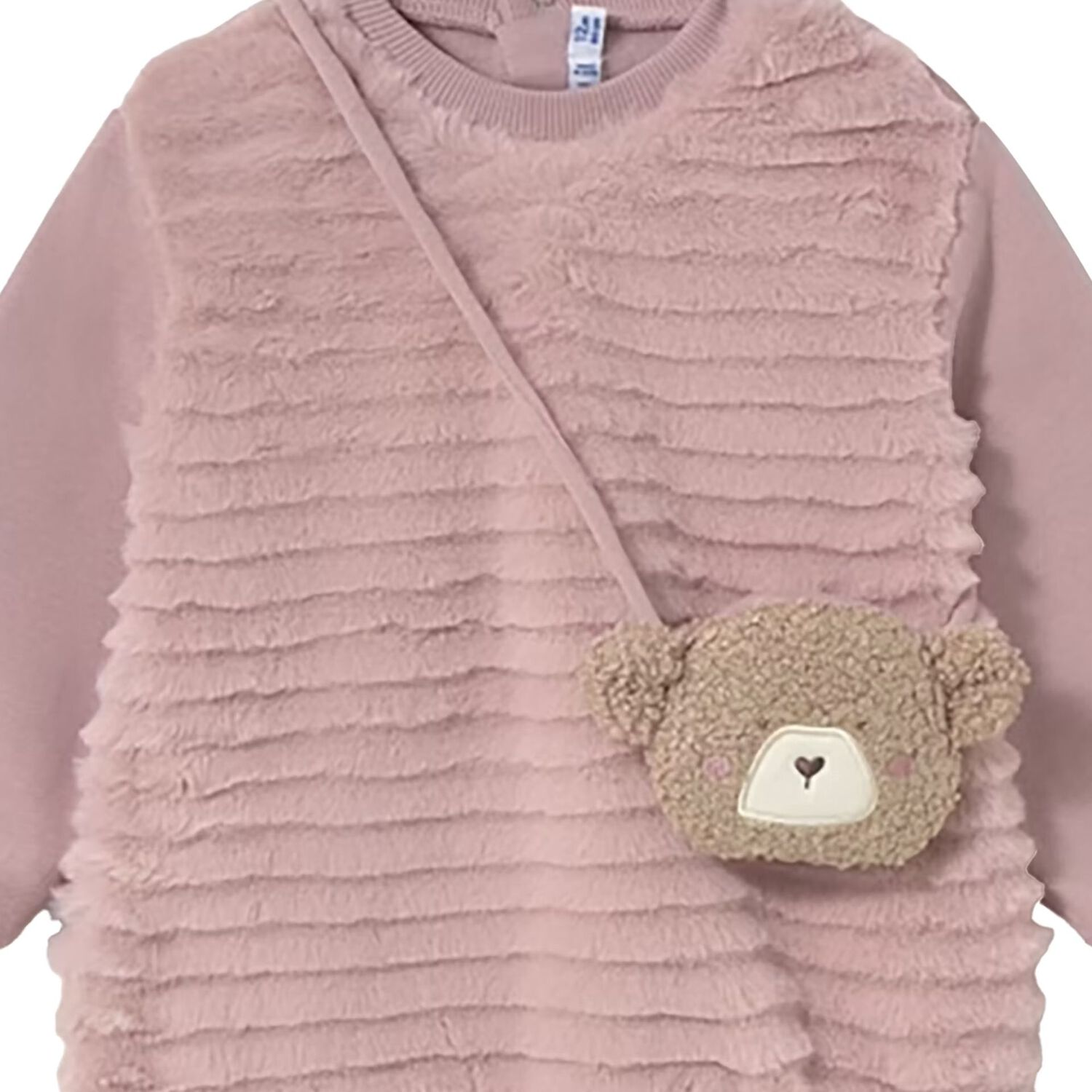 Younger Girls Pink Dress Set, 3, hi-res