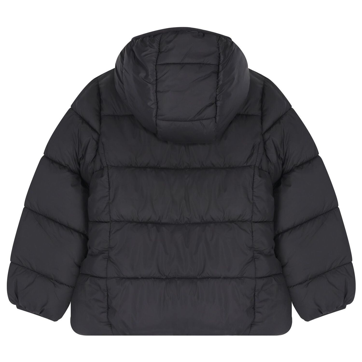 Girls Black Puffer Jacket, 1, hi-res image number null