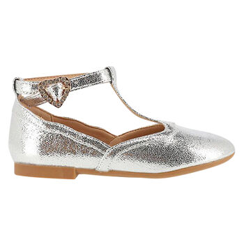 Girls Silver Shoes