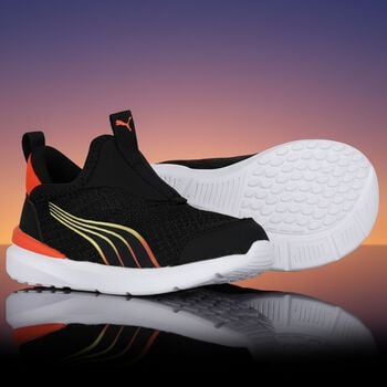 Black Kruz Sliptech Trainers 