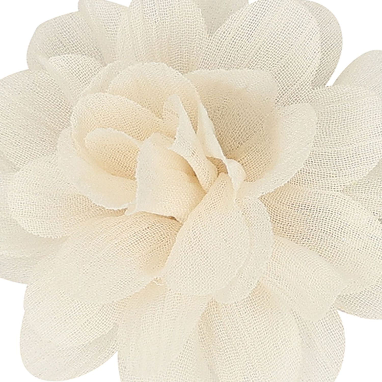 Girls Ivory Flower Hairclips ( 2-Pack ), 4, hi-res