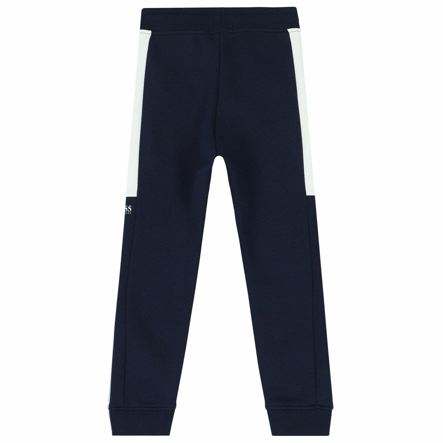 Boys Navy Logo Joggers, 1, hi-res