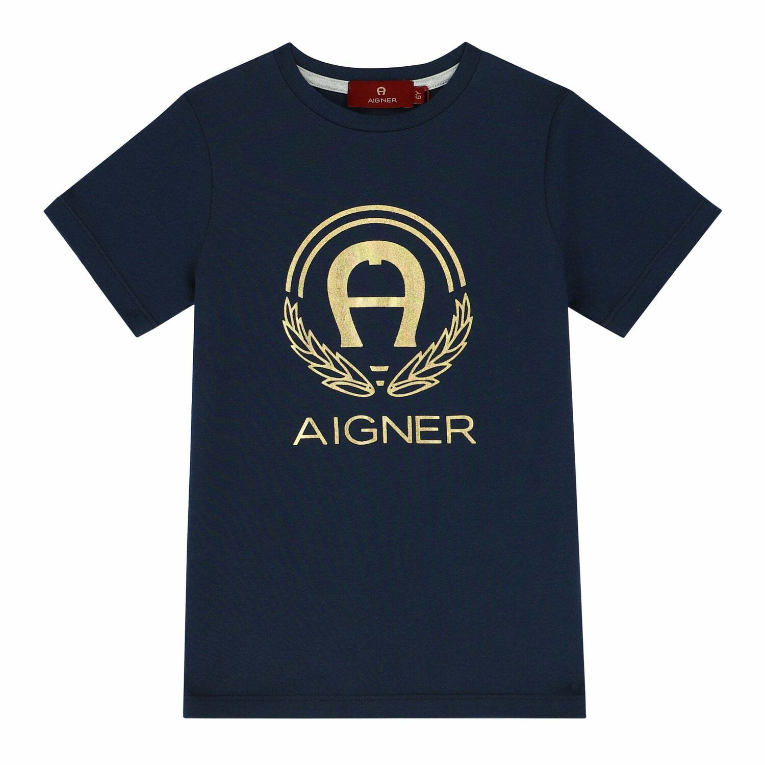 بيجاما بالشعار باللون الكحلى والرمادى للاولاد, 1, hi-res