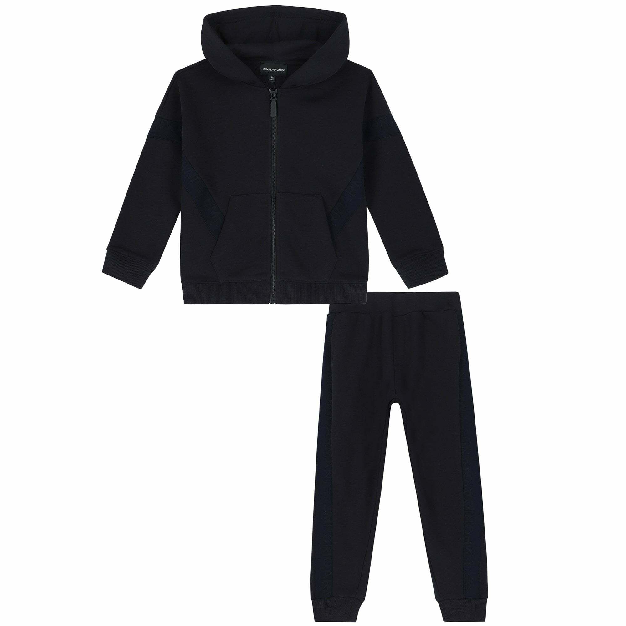 Emporio Armani Boys Navy Logo Tracksuit Junior Couture UAE