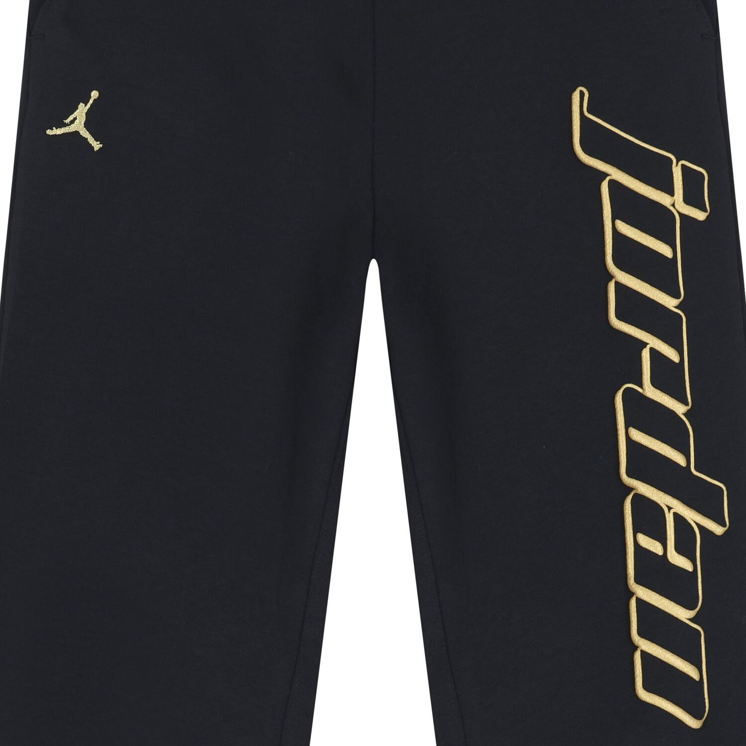 Boys Black Jordan Joggers, 1, hi-res