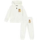 Ivory Teddy Logo Tracksuit, 2, hi-res