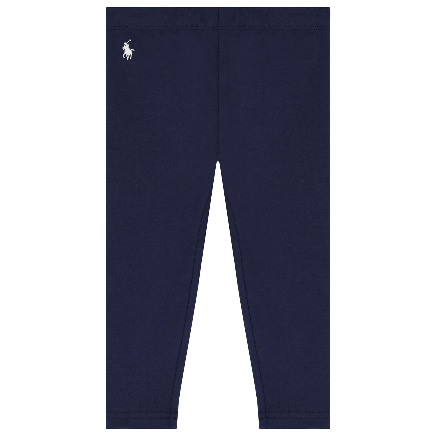Baby Girls White & Navy Polo Bear Leggings Set, 1, hi-res image number null