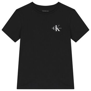 Boys Black Logo T-Shirt