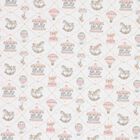 Baby Girls Pink & White Carousel & Hot Air Balloon Blanket, 1, hi-res