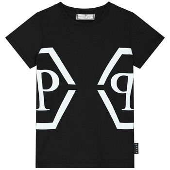 Boys Black Logo T-Shirt