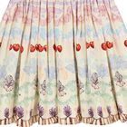 Girls Beige Cherry & Floral Dress, 1, hi-res