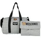 شنطة مواليد بشعار تيدى باللون الرمادى للأطفال  , 4, hi-res