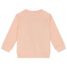 طقم بدلة بنات رياضية الشعار باللون الوردي, 1, hi-res