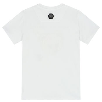 Boys White Logo T-Shirt