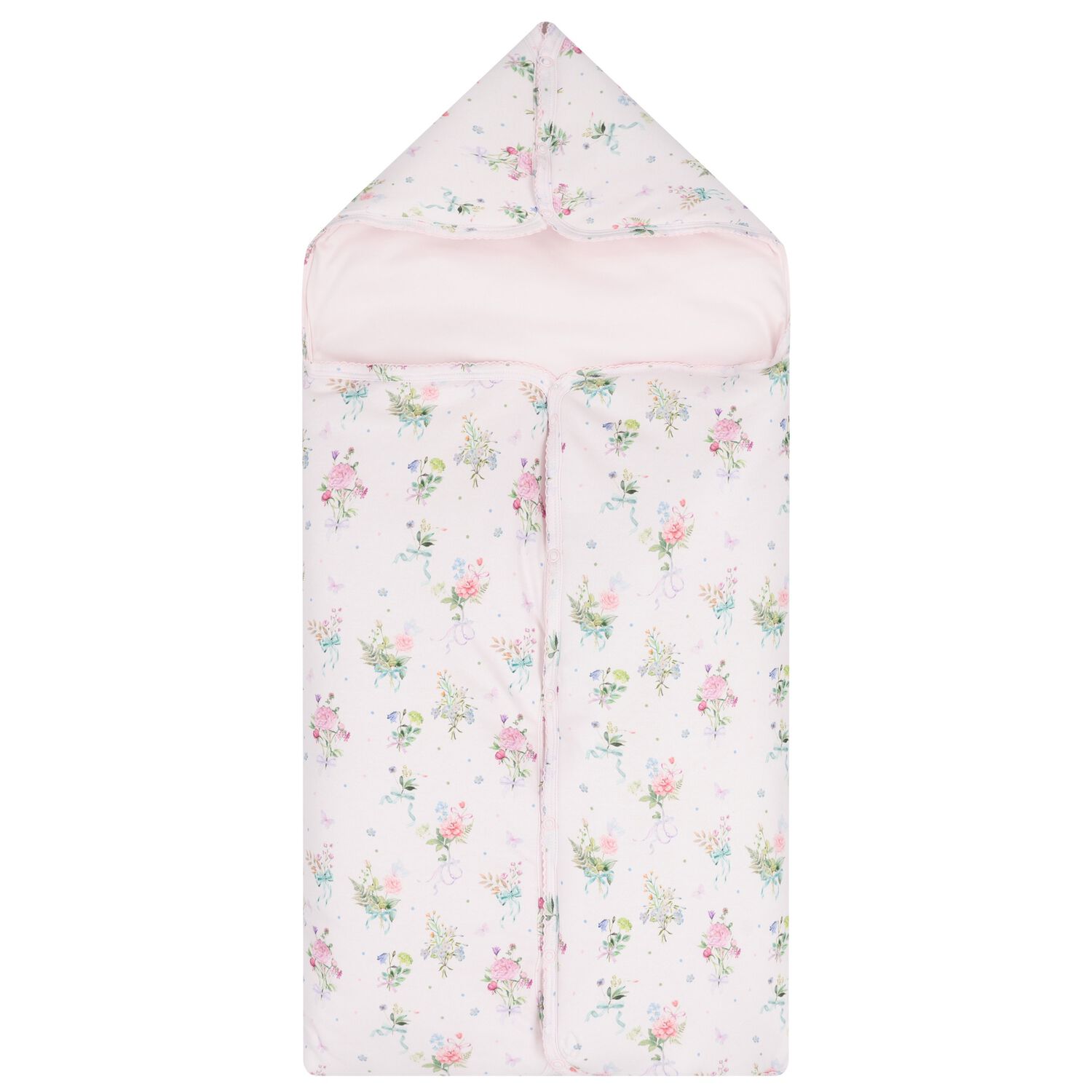Baby Girls Pink Floral Baby Nest, 1, hi-res image number null