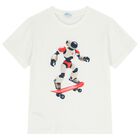 Boys White, Red & Navy Blue Shorts Set, 1, hi-res