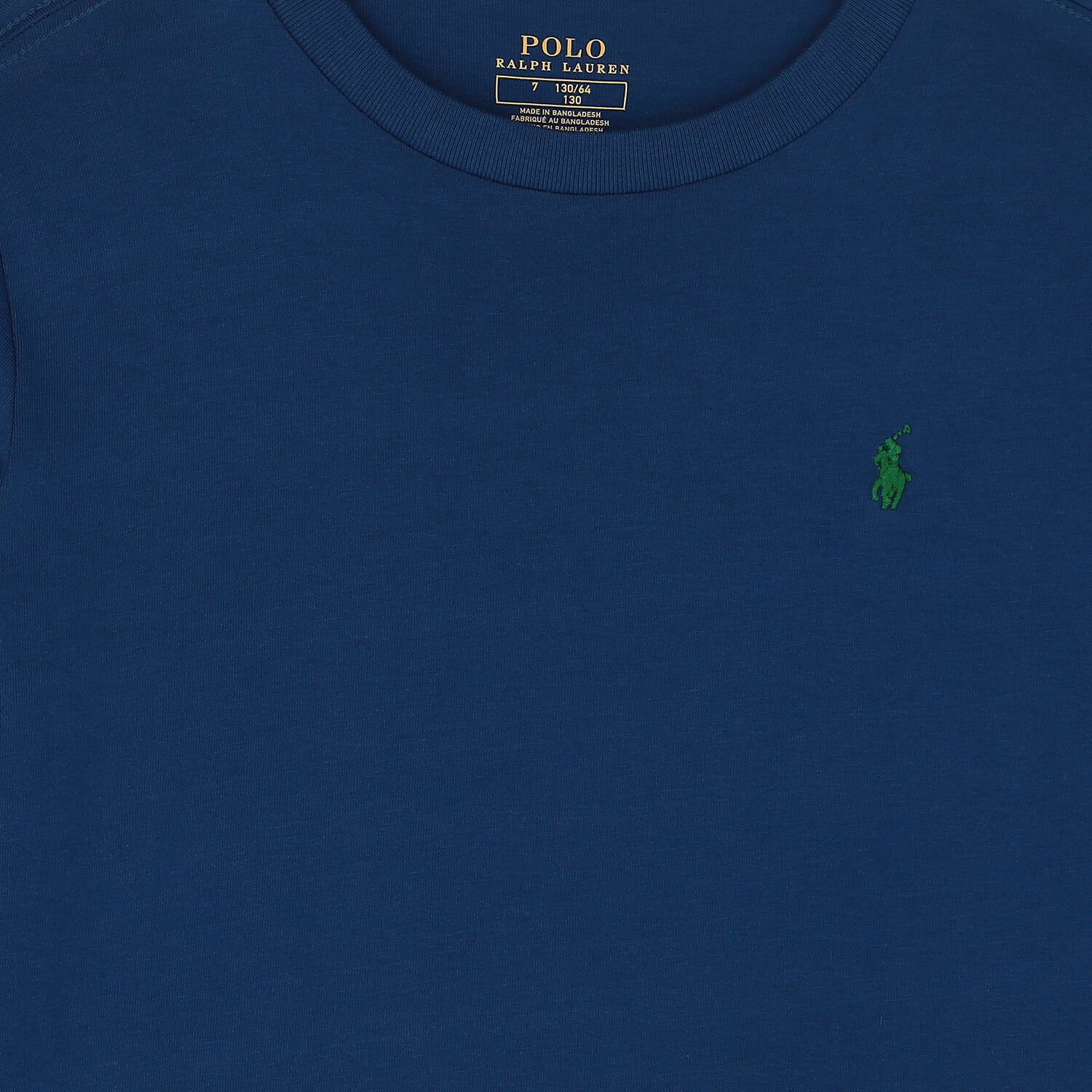 توب باكمام بالشعار باللون الازرق للاولاد, 1, hi-res