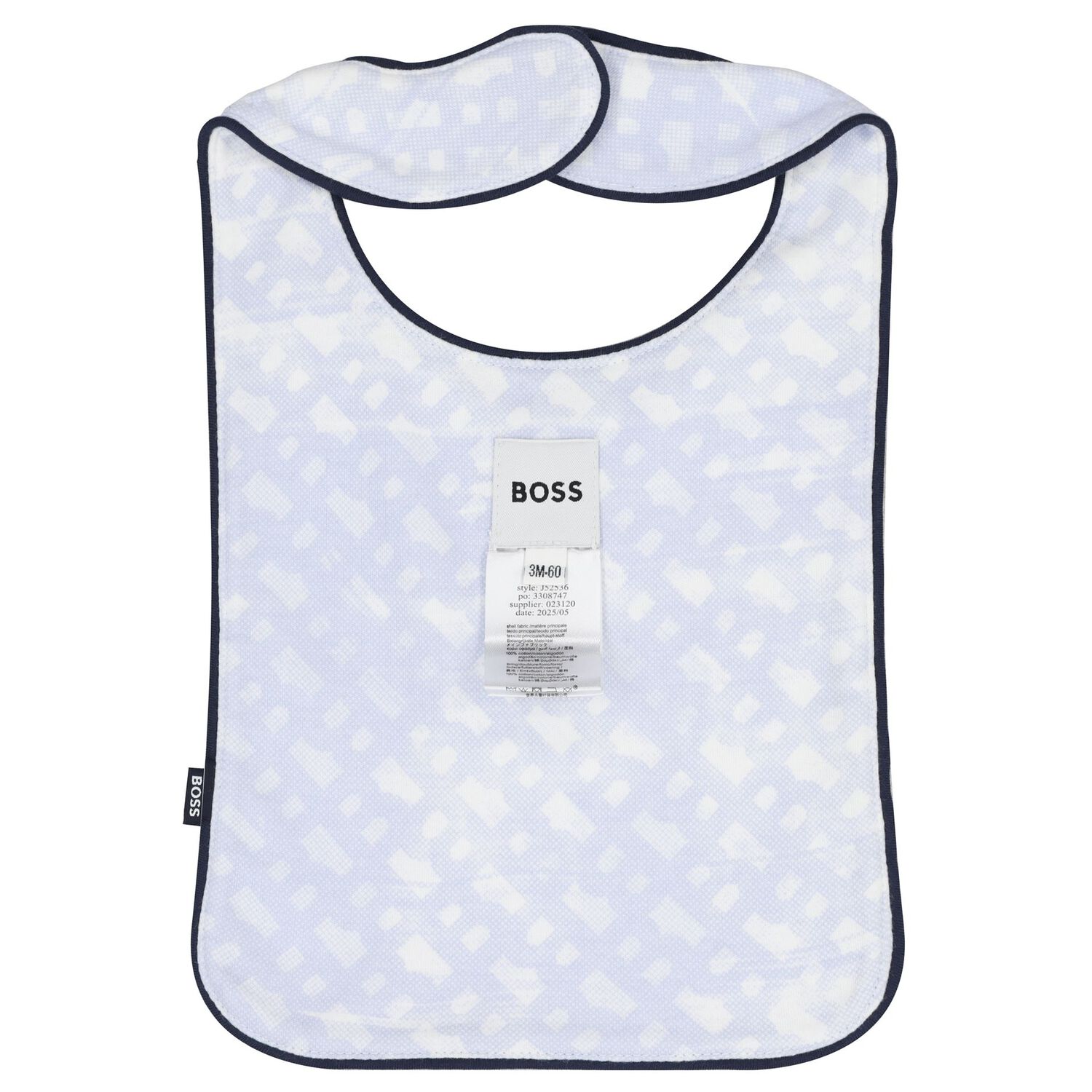 Baby Boys Blue Logo Babygrow Gift Set, 1, hi-res