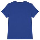Boys Blue Logo T-Shirt, 4, hi-res