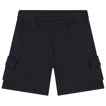 Black Logo Shorts
