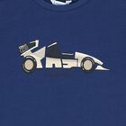 Boys White & Blue Racing Car T-Shirt ( 2pack ), 2, hi-res