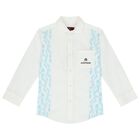 Boys White Logo Shirt, 1, hi-res
