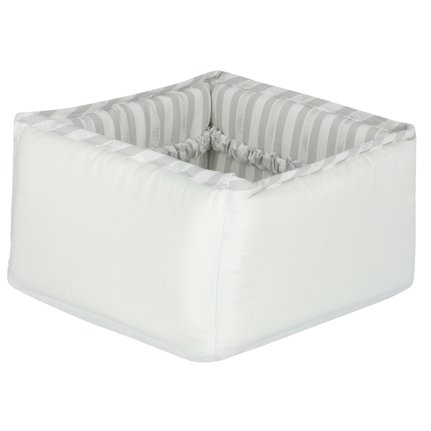 White & Grey Accessory Basket, 3, hi-res image number null