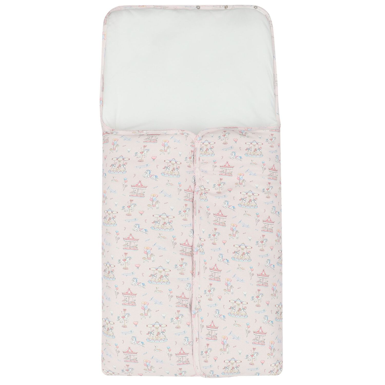 Baby Girls Pink Carousel Nest, 1, hi-res