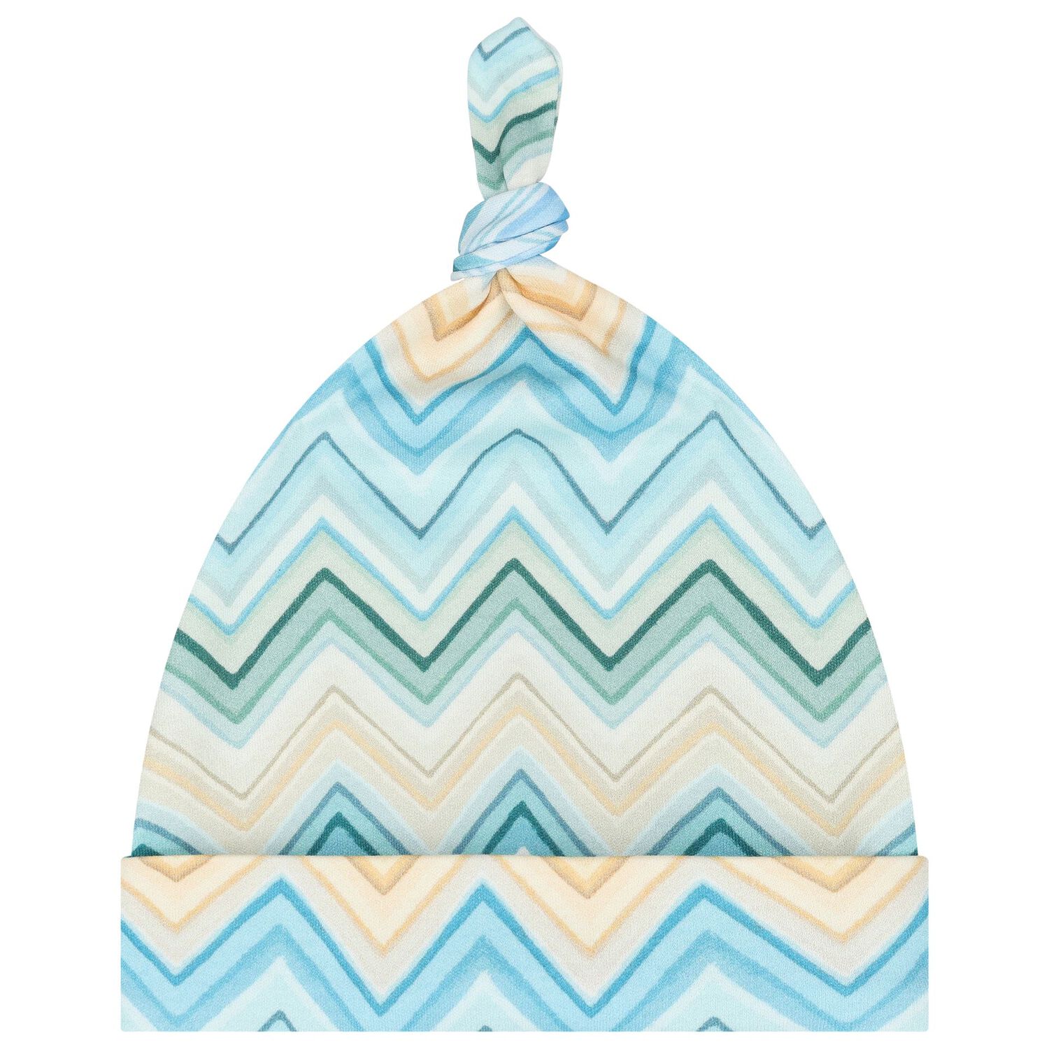 Blue & Yellow Zig Zag Babygrow Set, 1, hi-res
