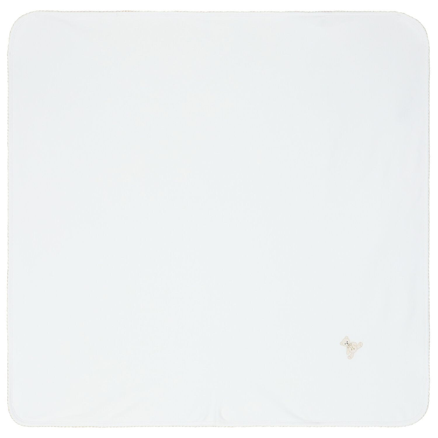 بطانية تيدي مطرزة باللون الأبيض, 1, hi-res