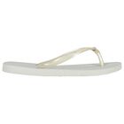 Girls Grey Logo Flip Flops, 2, hi-res