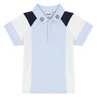 طقم شورت اطفال بالشعار باللون الازرق, 1, hi-res