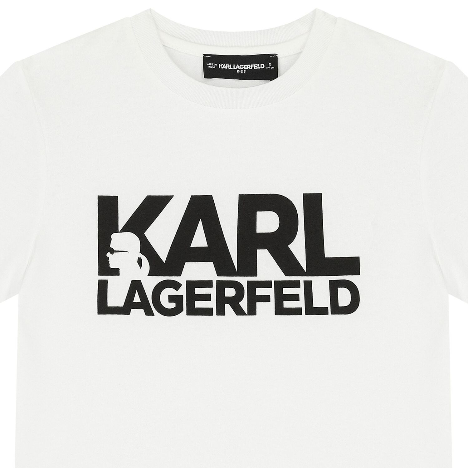 Boys White Logo T-Shirt, 2, hi-res