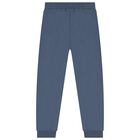 Boys Blue & Navy Blue Tracksuit Set (3 Piece), 2, hi-res