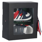 حذاء قبل المشي بالشعار باللون الازرق والابيض والاحمر للاولاد, 1, hi-res