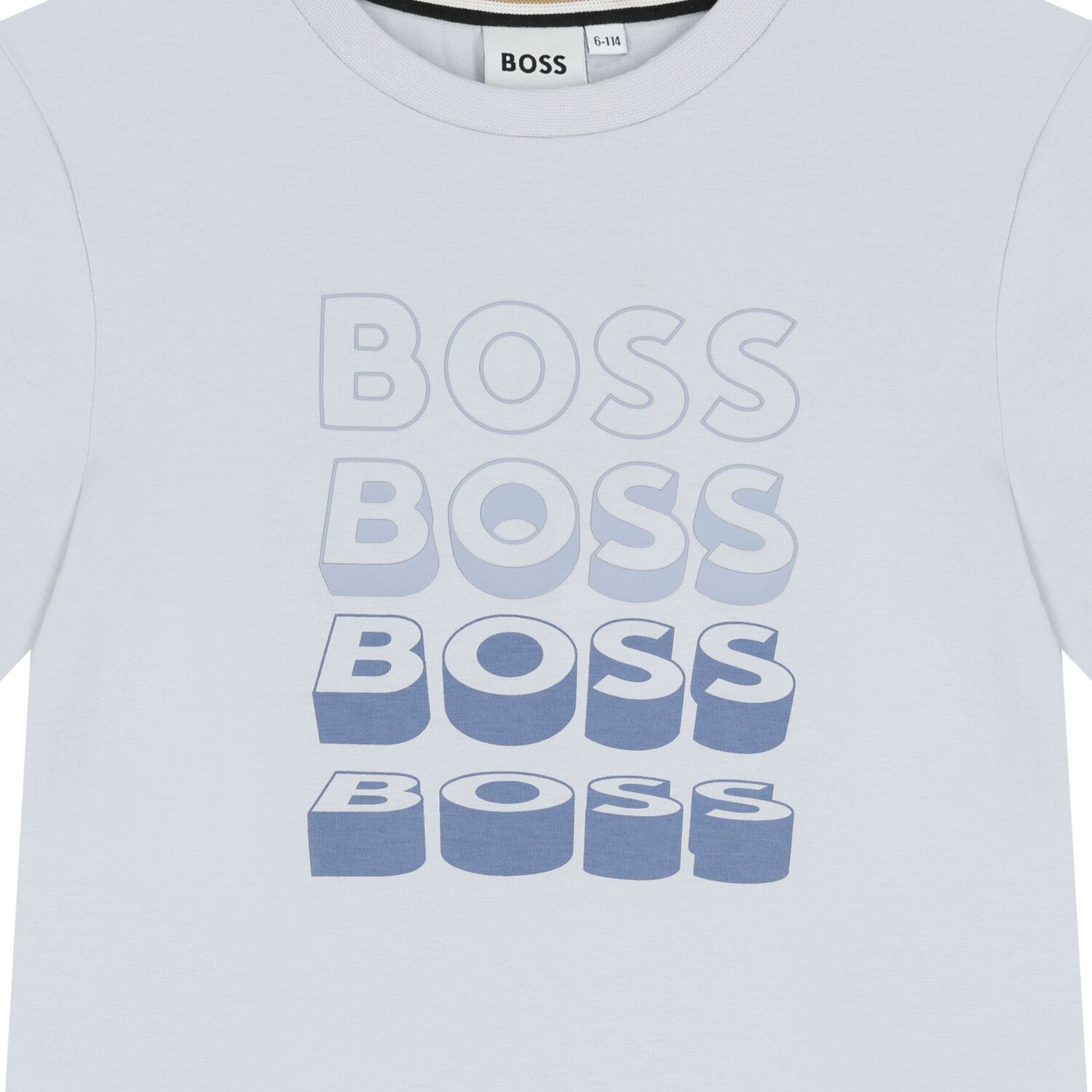 Boys Blue Logo T-Shirt, 3, hi-res