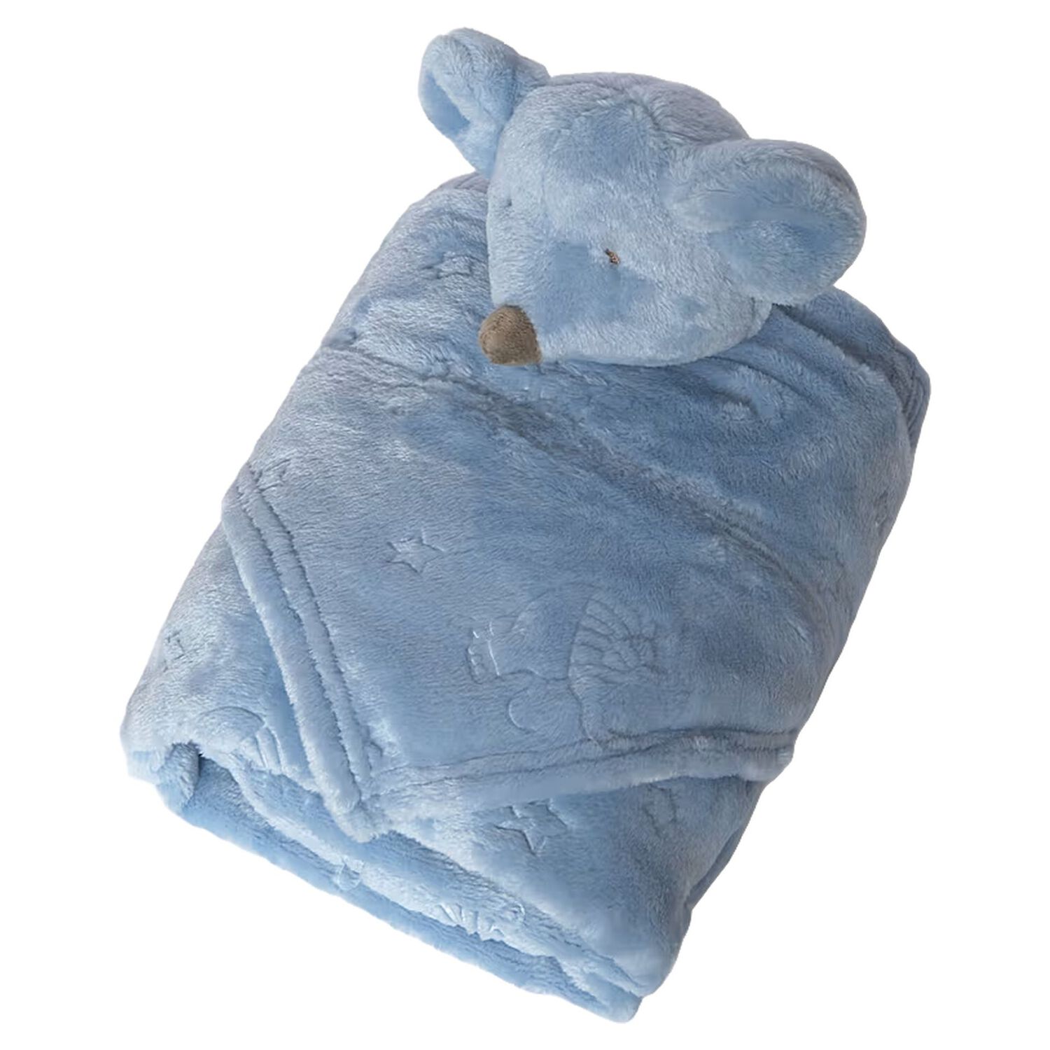 Baby Boys Blue Koala Doudou Comforter & Blanket Set, 3, hi-res