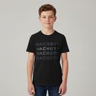 Boys Black Logo T-Shirt, 2, hi-res
