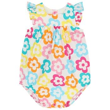 Baby Girls Multi-Coloured Floral Bodysuit