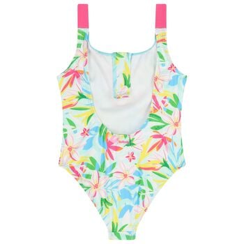 Girls Multi-Coloured Floral Swimsuit 