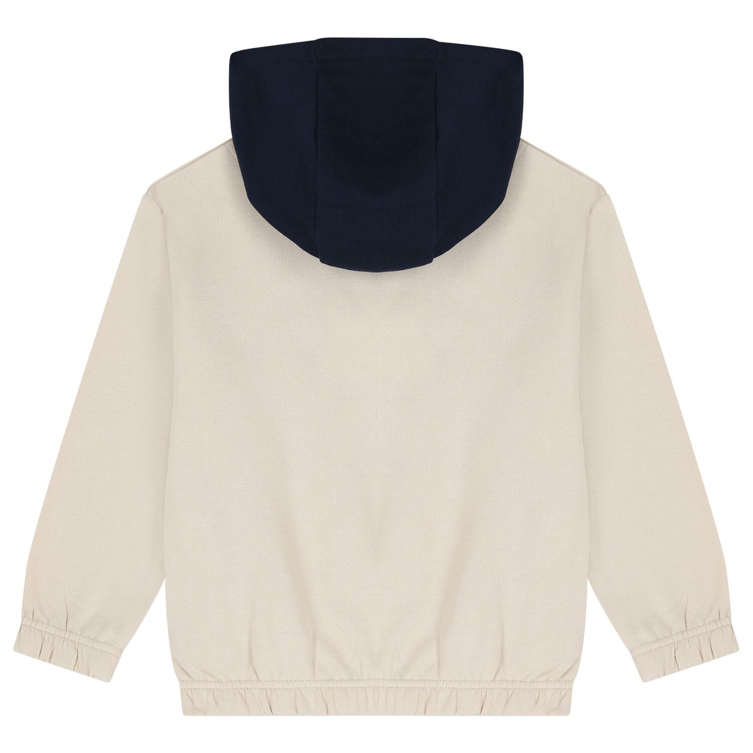 Boys Beige & Navy Blue Motorbike Tracksuit, 1, hi-res