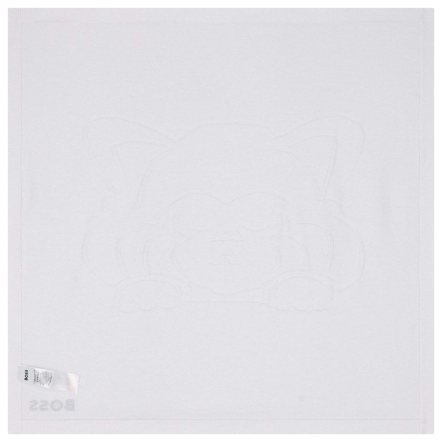 بطانية أطفال بالشعار باللون أبيض, 1, hi-res