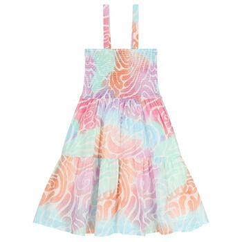 Girls Multi-Coloured Tiered Dress