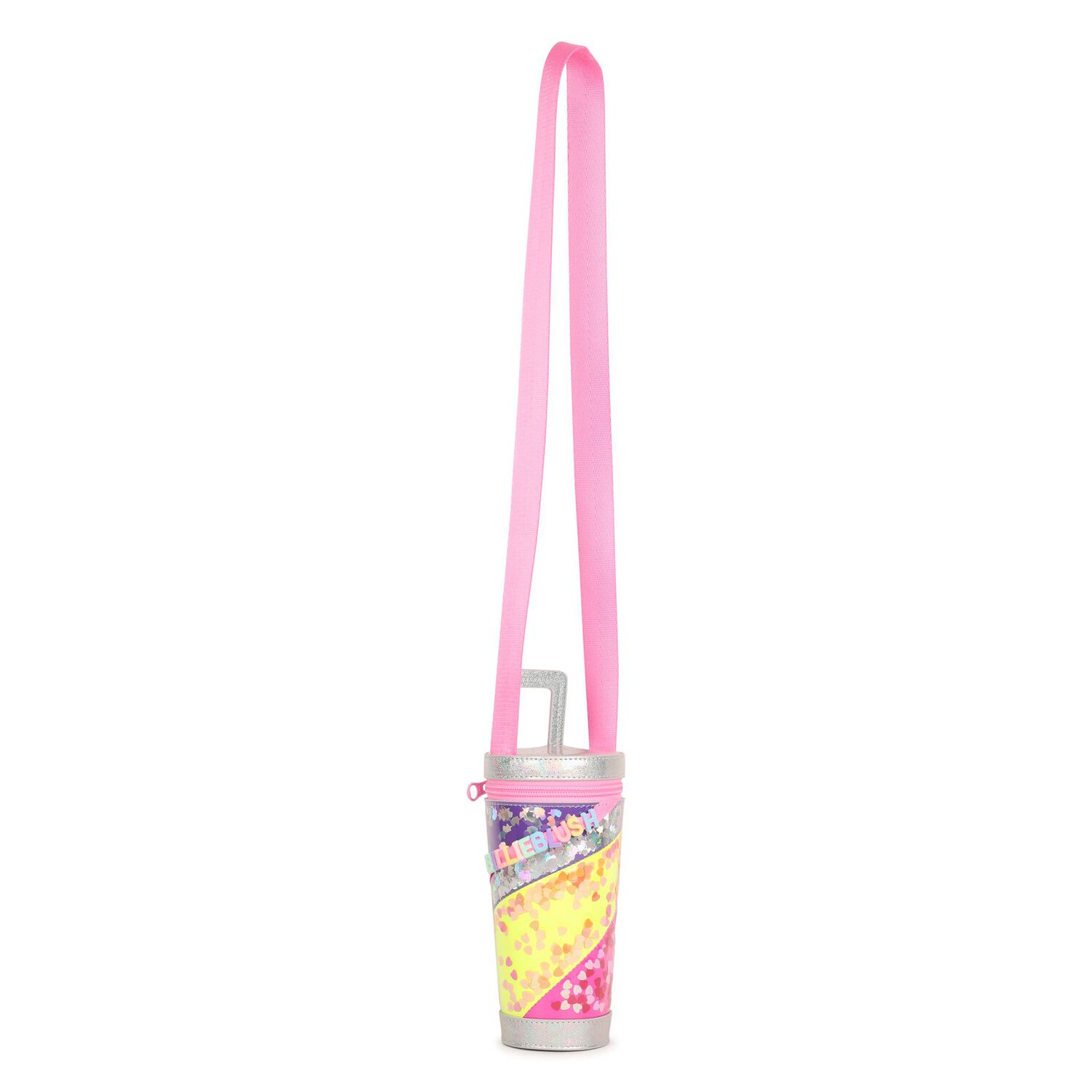 Girls Multi-Coloured Embellished Drink-Cup Hand Bag ( 17.5cm ), 1, hi-res