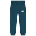 Boys Blue Logo Joggers, 1, hi-res