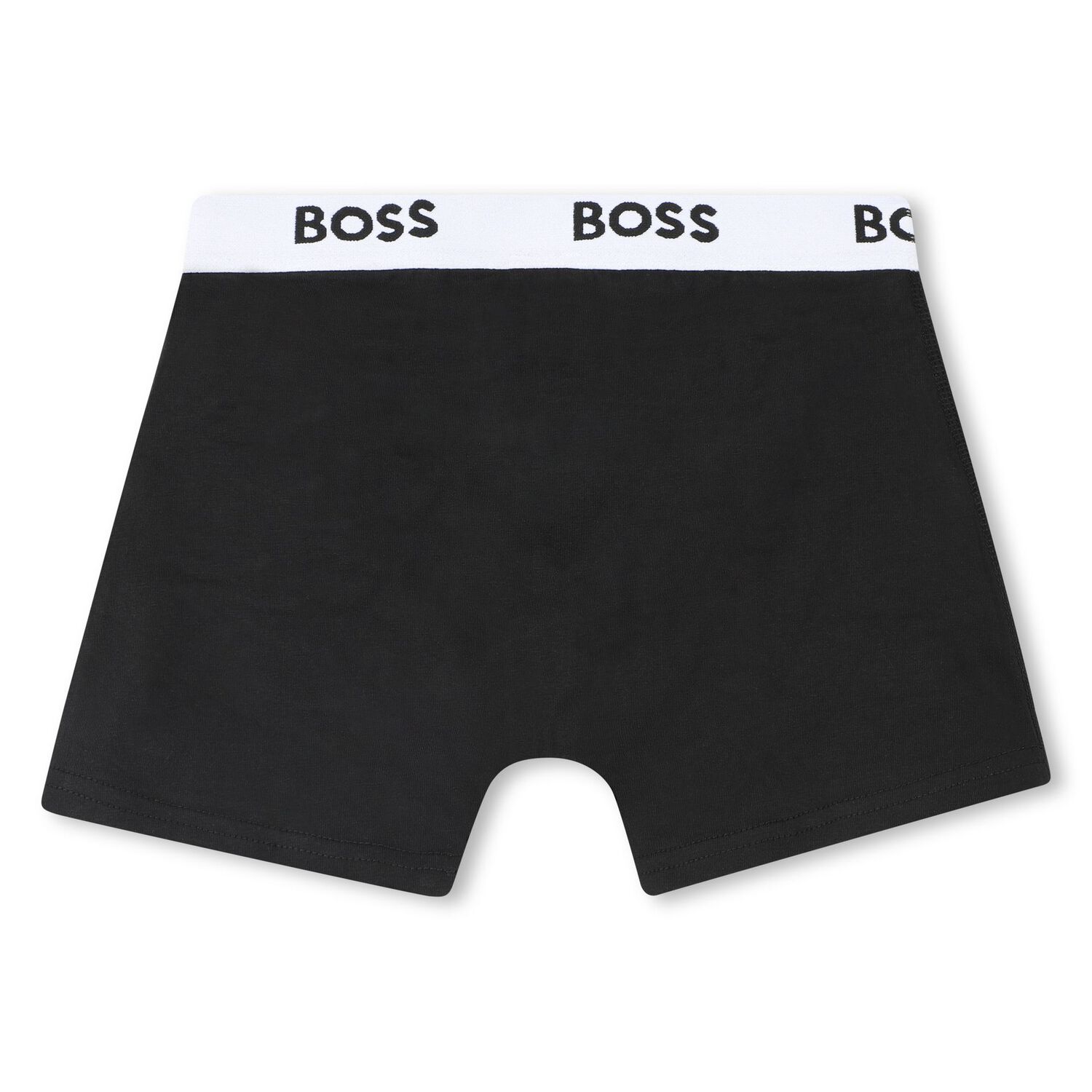 Boys Black Boxer Shorts (3-Pack), 1, hi-res