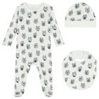 Baby Boys Ivory Bear Babygrow Gift Set, 1, hi-res