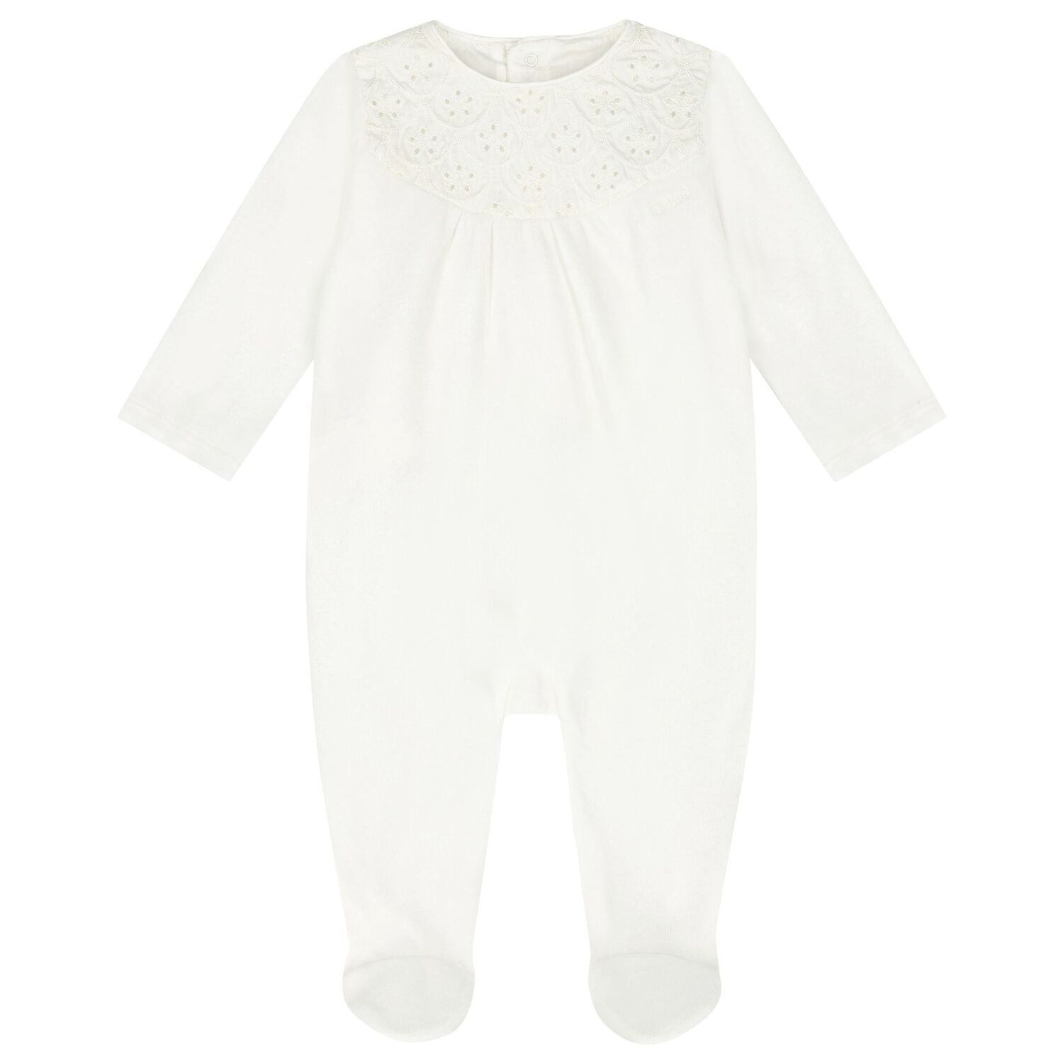 Baby Girls Ivory Logo Babygrow Gift Set, 1, hi-res