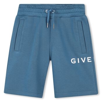 Boys Blue Logo Shorts